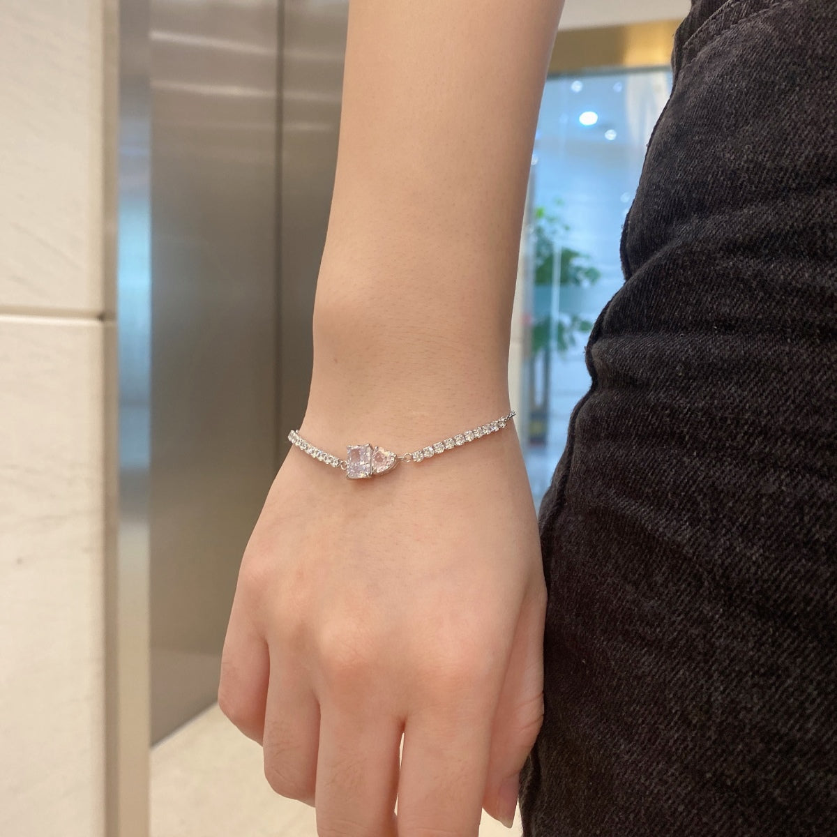 [Baslove]Dazzling Unique Multi Shape Lover Bracelet