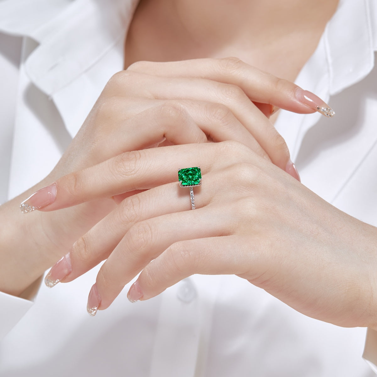 [AURORA]4,0 Karat Luxuriöser Verlobungsring