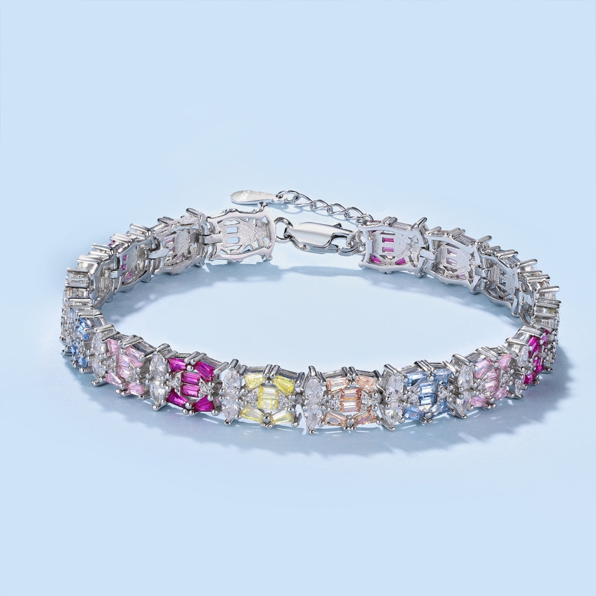 [AURORA]繊細でカラフルなマルチカットパーティーブレスレット