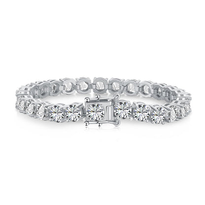 [Baslove]0.75 Carat Dazzling Round Cut Wedding Bracelet