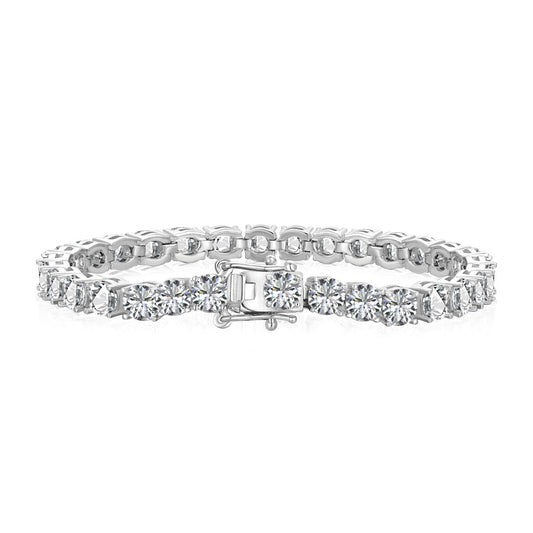 [Baslove]Ornate Sparkling Round Cut Wedding Bracelet