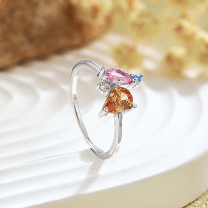 [Baslove]Radiant Colorful Multi Cut Daily Ring