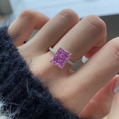[AURORA]4,0 Karat Luxuriöser Verlobungsring