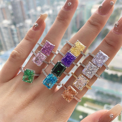 [AURORA]4,0 Karat Luxuriöser Verlobungsring