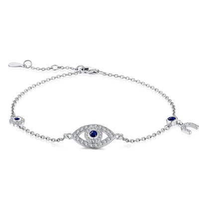 [Baslove]Dainty Eye Shape Necklace