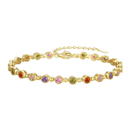 [Baslove]Sparkling Exquisite Round Cut Party Bracelet