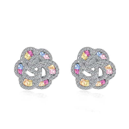 [AURORA]上品なフラワーシェイプのデイリーピアス