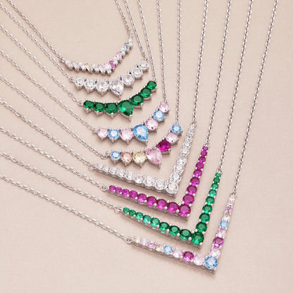 [Baslove]Dazzling Rainbow Necklace