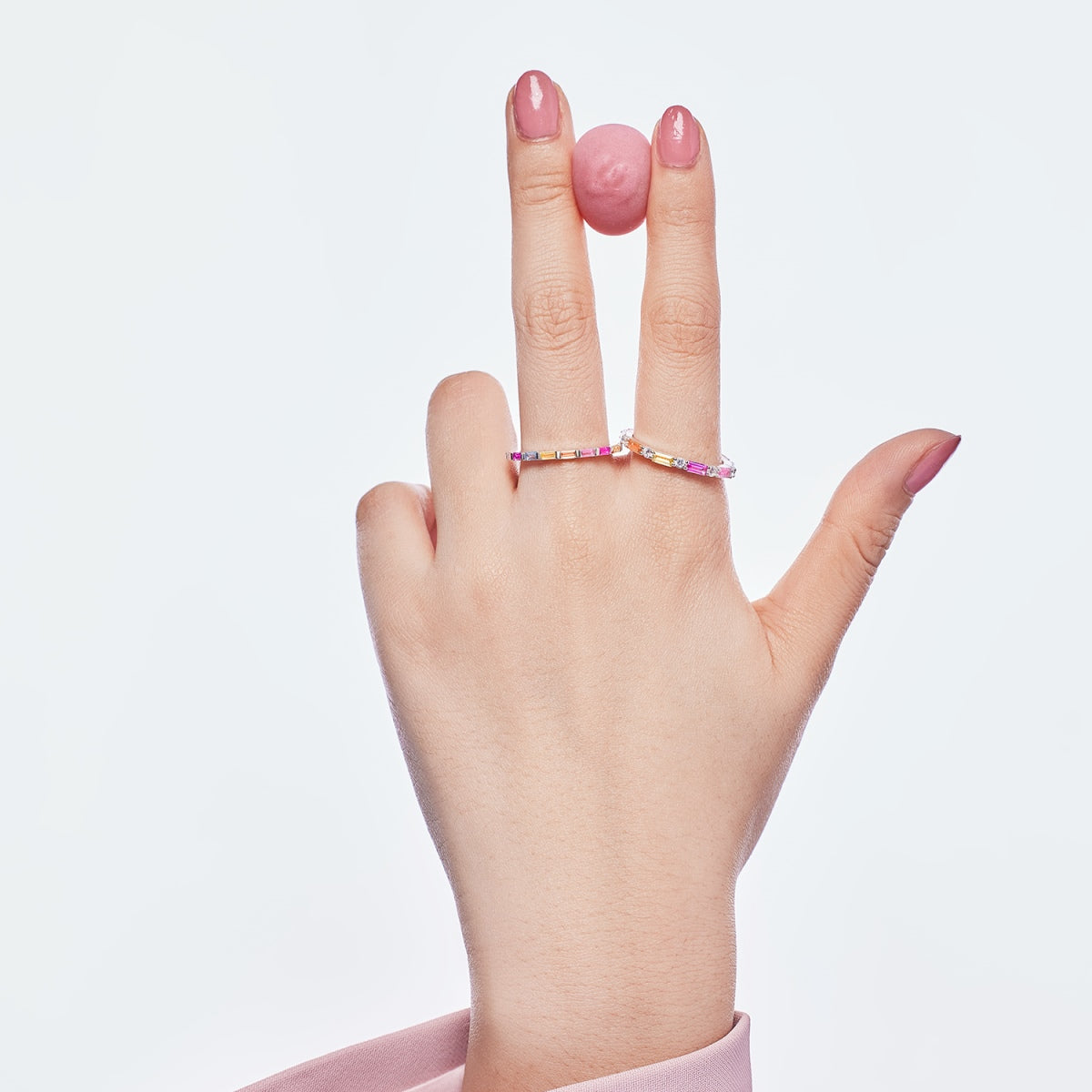[AURORA]Lively In Shades Eleganter Radiant Cut Alltagsring