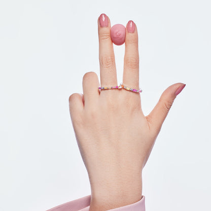 [AURORA]Lively In Shades Eleganter Radiant Cut Alltagsring