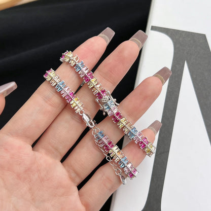 [AURORA]きらめく美しいマルチカットパーティーブレスレット