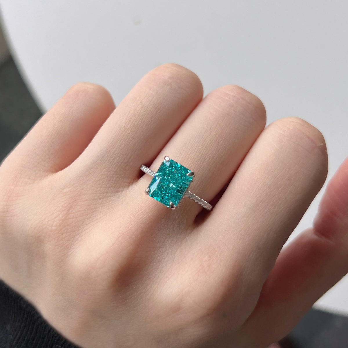 [AURORA]4,0 Karat Luxuriöser Verlobungsring