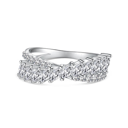 [AURORA]Unique Colorful Marquise Cut Daily Ring