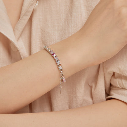 [AURORA]ユニークなカラフルな花の形のデイリーブレスレット