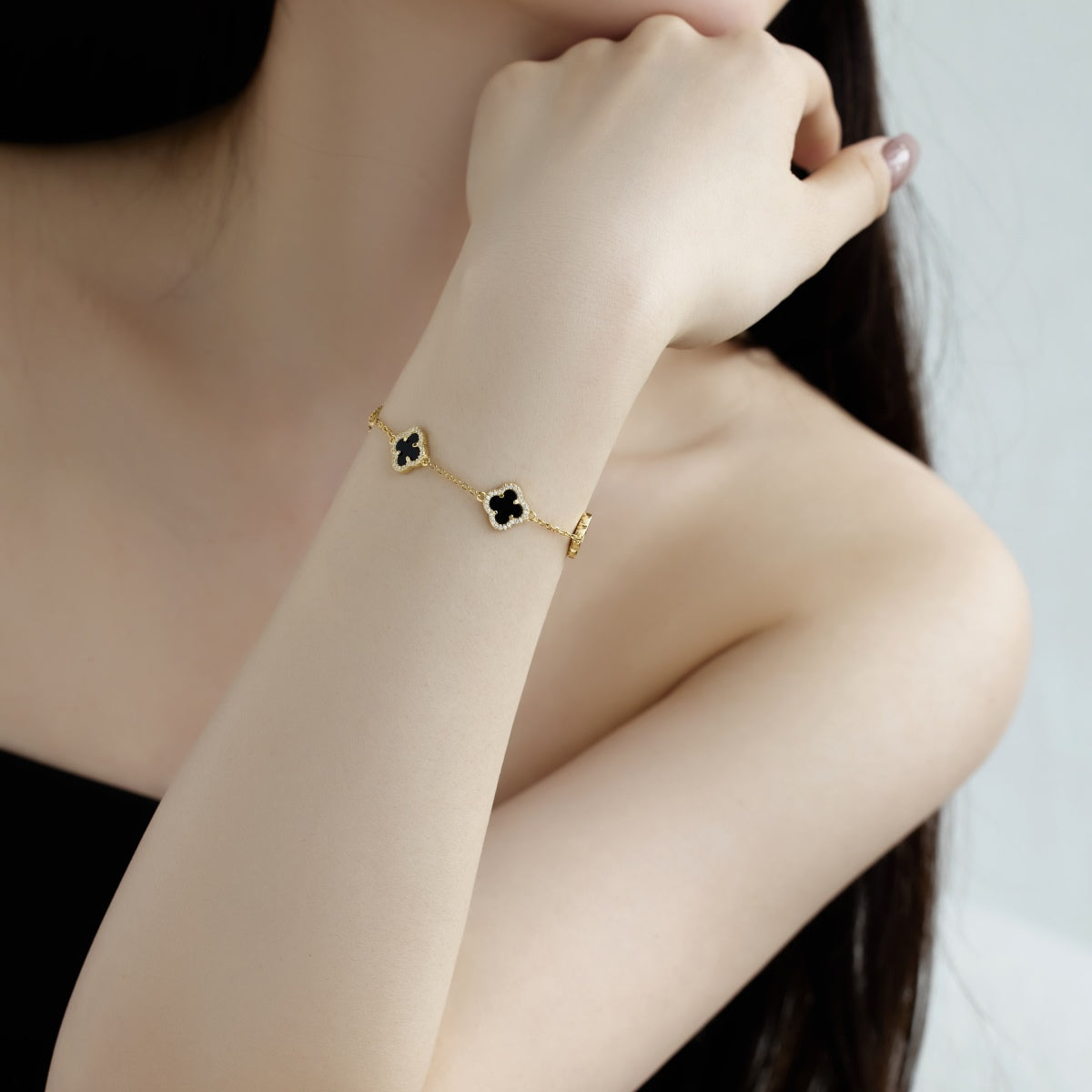 [Baslove]Four-Leaf Clover Exquisite Bracelet