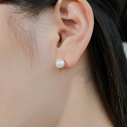 [Baslove]Delicate Pearl Earrings