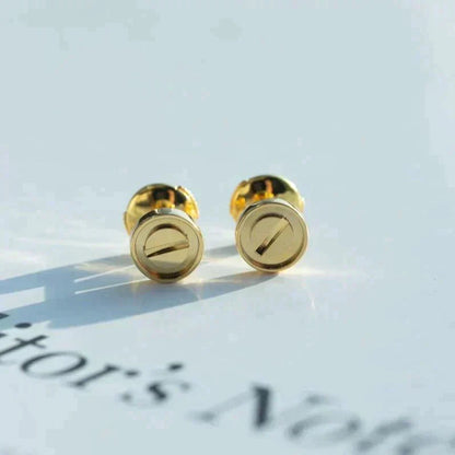 [Baslove]LOVE EARRINGS GOLD 10MM