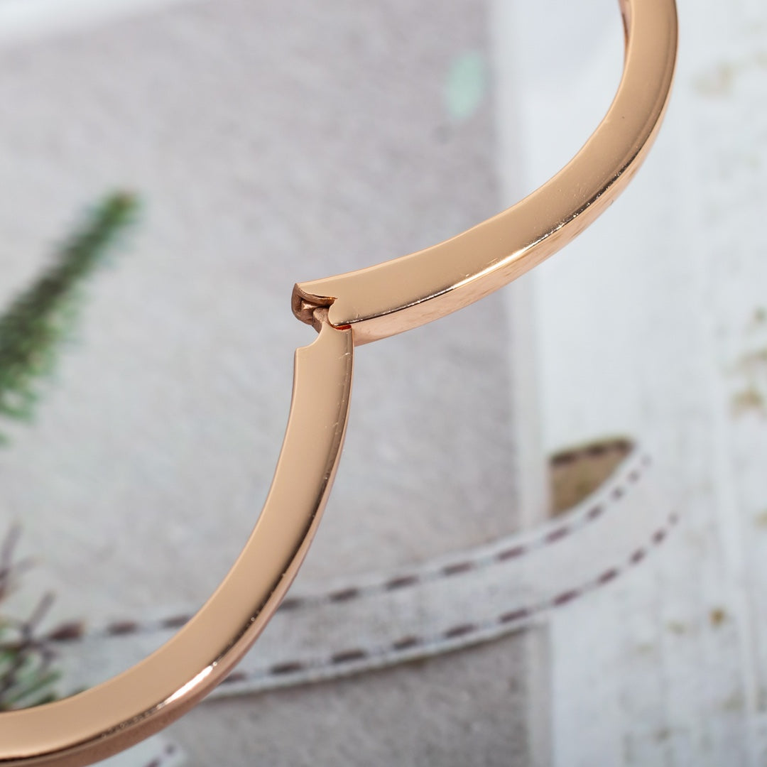 [Baslove]DREAM BRACELET OPEN PINK GOLD MOP