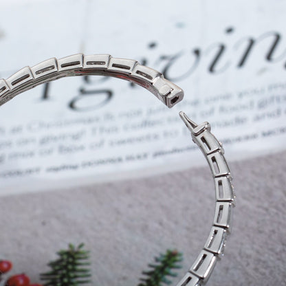 [Baslove]SERPENTI BRACELET SILVER DIAMOND