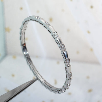 [Baslove]SERPENTI BRACELET SILVER DIAMOND