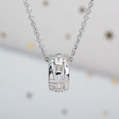 [Baslove]PARENTESI NECKLACE SILVER