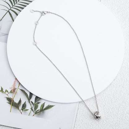 [Baslove]PARENTESI NECKLACE SILVER