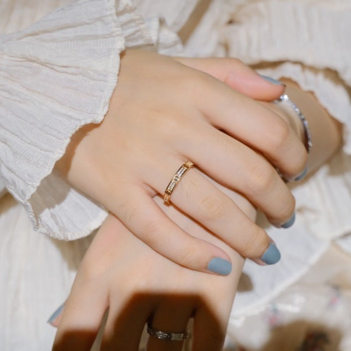 [AURORA]LOVE RING 2.65MM DIAMOND