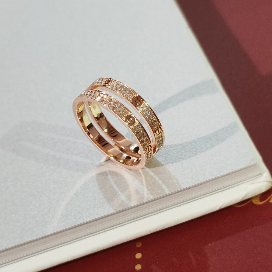 [Baslove]LOVE RING 2.65MM DIAMOND