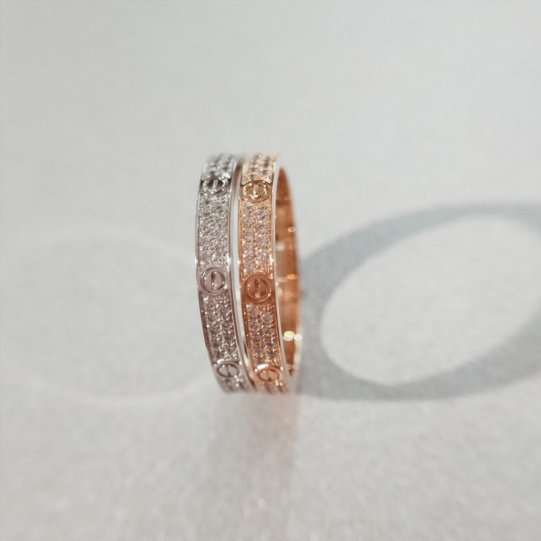 [Baslove]LOVE RING 2.65MM DIAMOND