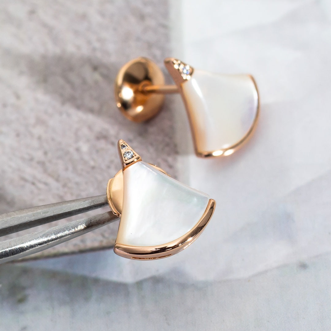 [Baslove]DIVAS DREAM EARRINGS PINK GOLD