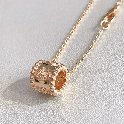 [Baslove]PERLEE PEDANT NECKLACE GOLD / ROSE GOLD