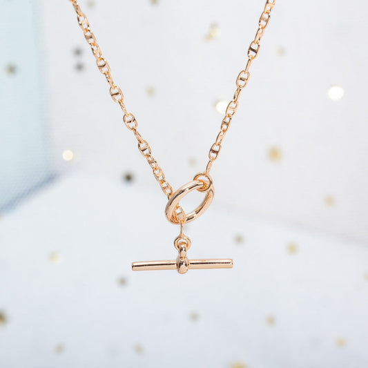 [Baslove]ECHAPPEE NECKLACE PINK GOLD