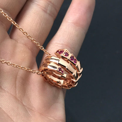 [Baslove]SERPENTI PEDANT NECKLACE