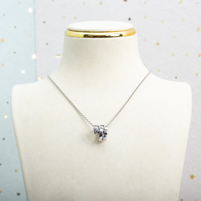 [Baslove]SERPENTI SILVER NECKLACE DIAMOND