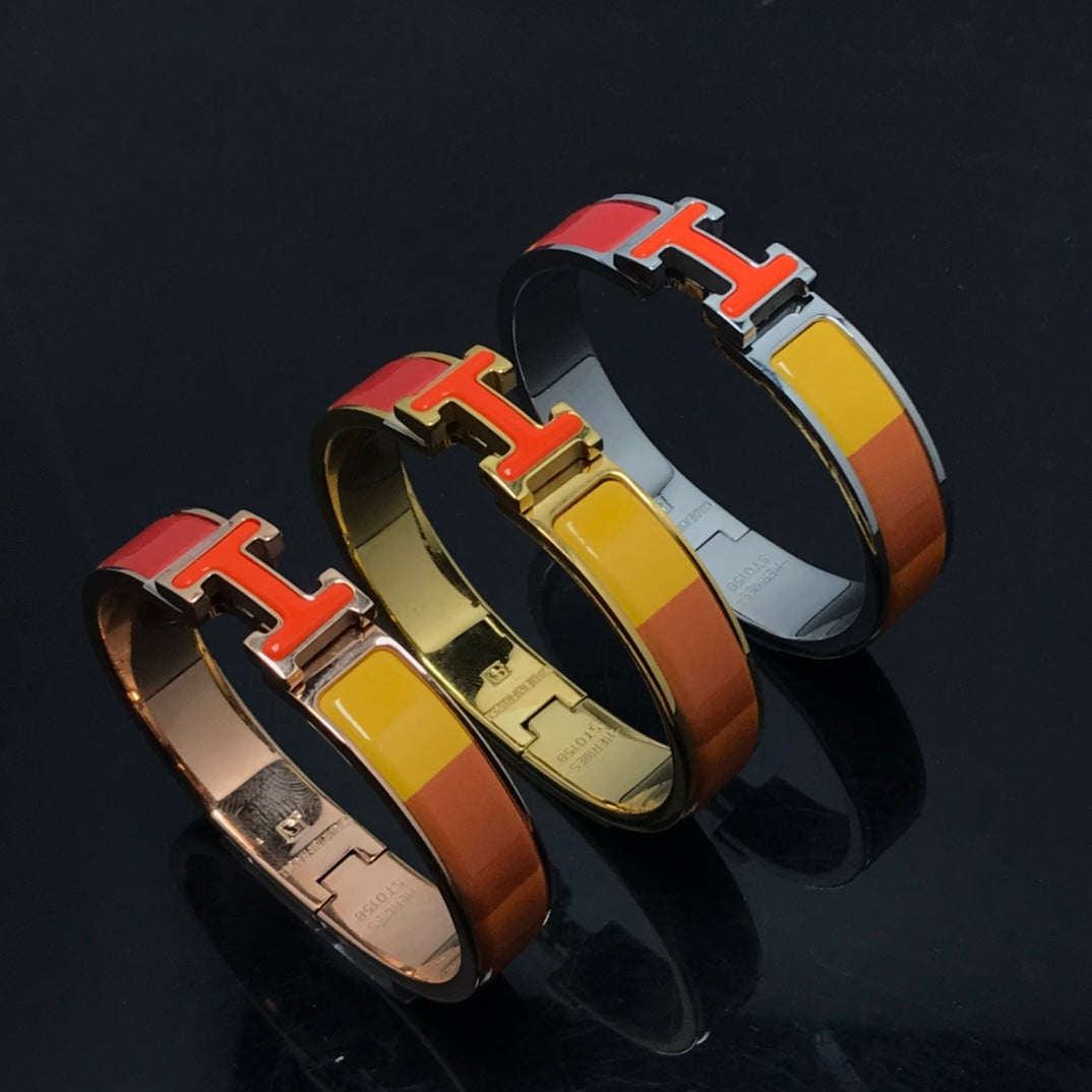 [Baslove]HM BRACELET ORANGE RAINBOW CERAMIC