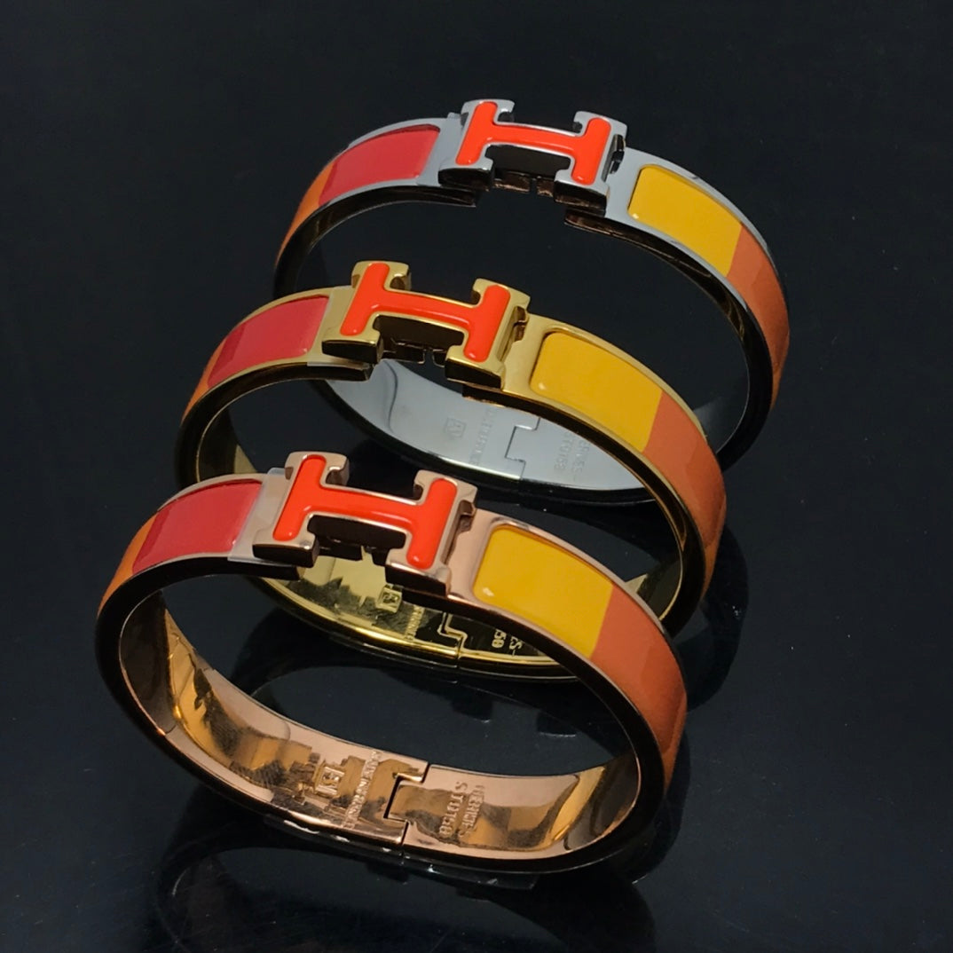 [Baslove]HM BRACELET ORANGE RAINBOW CERAMIC