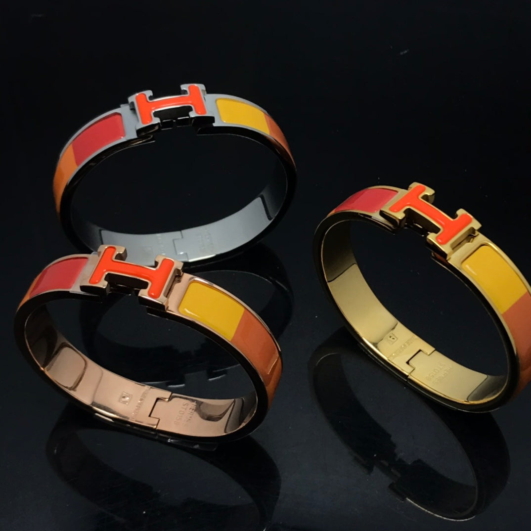 [Baslove]HM BRACELET ORANGE RAINBOW CERAMIC