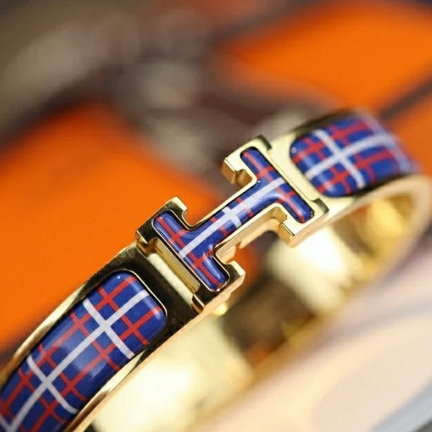 [Baslove]H TARTAN BRACELET 12MM