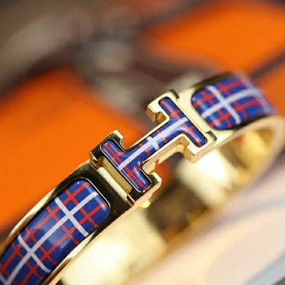 [Baslove]H TARTAN BRACELET 12MM