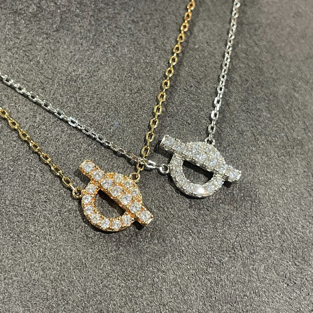 [Baslove]ECHAPEE NECKLACE DIAMOND