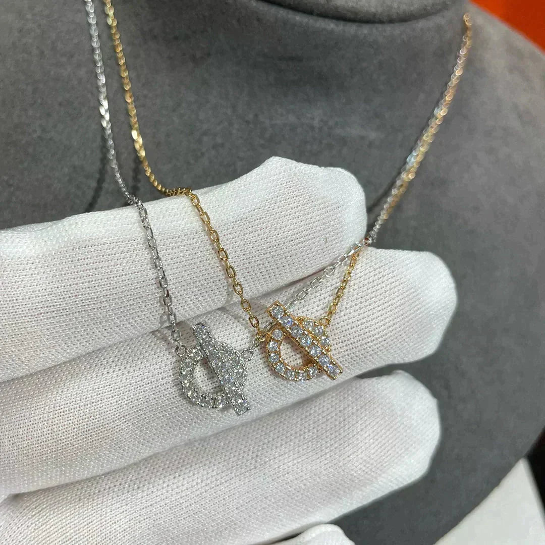 [Baslove]ECHAPEE NECKLACE DIAMOND