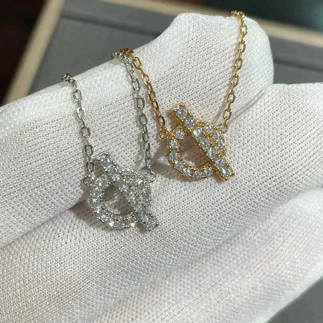 [Baslove]ECHAPEE NECKLACE DIAMOND