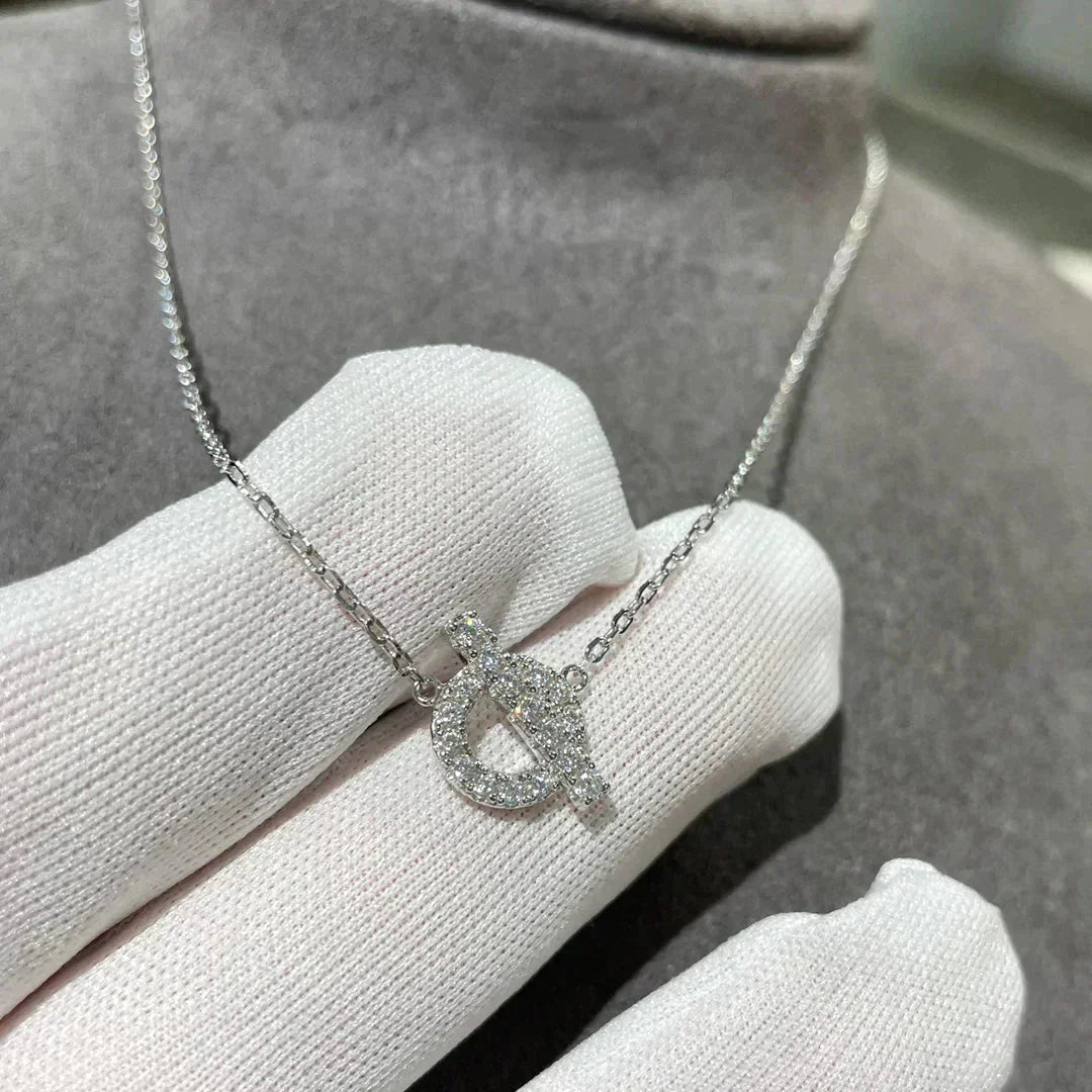 [Baslove]ECHAPEE NECKLACE DIAMOND