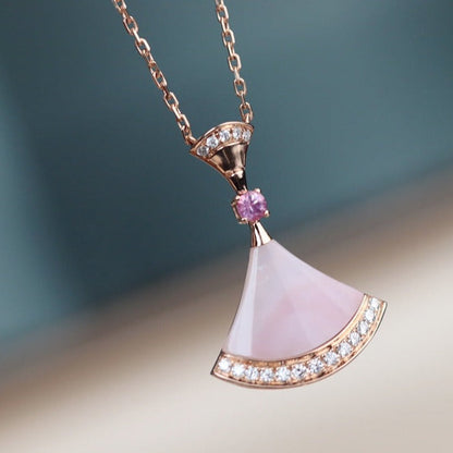 [Baslove]DREAM NECKLACE PINK MOP DIAMOND