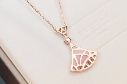 [Baslove]DREAM NECKLACE PINK MOP DIAMOND