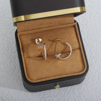 [AURORA]JUSTE FULL DIAMOND SMALL EARRINGS