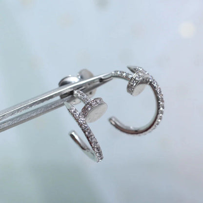 [AURORA]JUSTE FULL DIAMOND SMALL EARRINGS