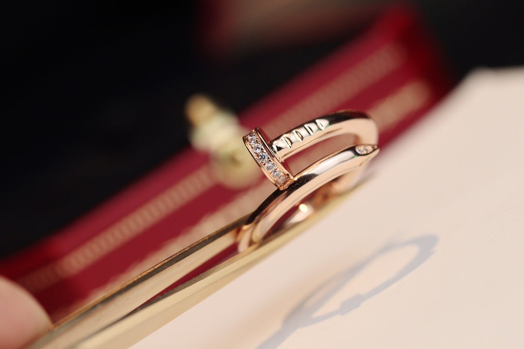 [AURORA]JUSTE RING 2.65MM PINK GOLD DIAMOND