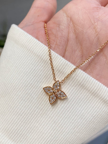 [Baslove]STAR DIAMOND NECKALCE GOLD