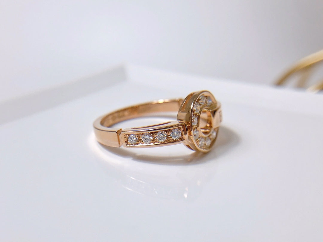 [Baslove]DREAM RING DIAMOND PINK GOLD